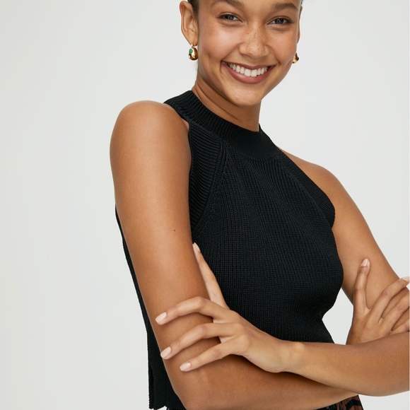 2XS - Dark Green - Wilfred - Crevier Knit Top (2 pieces: GREEN or GREY) - Picture 11 of 11